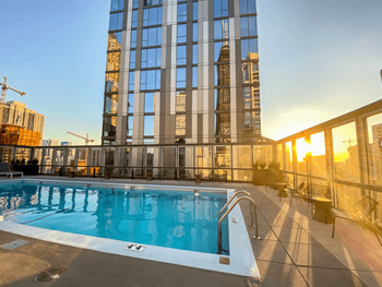 Rooftop pool